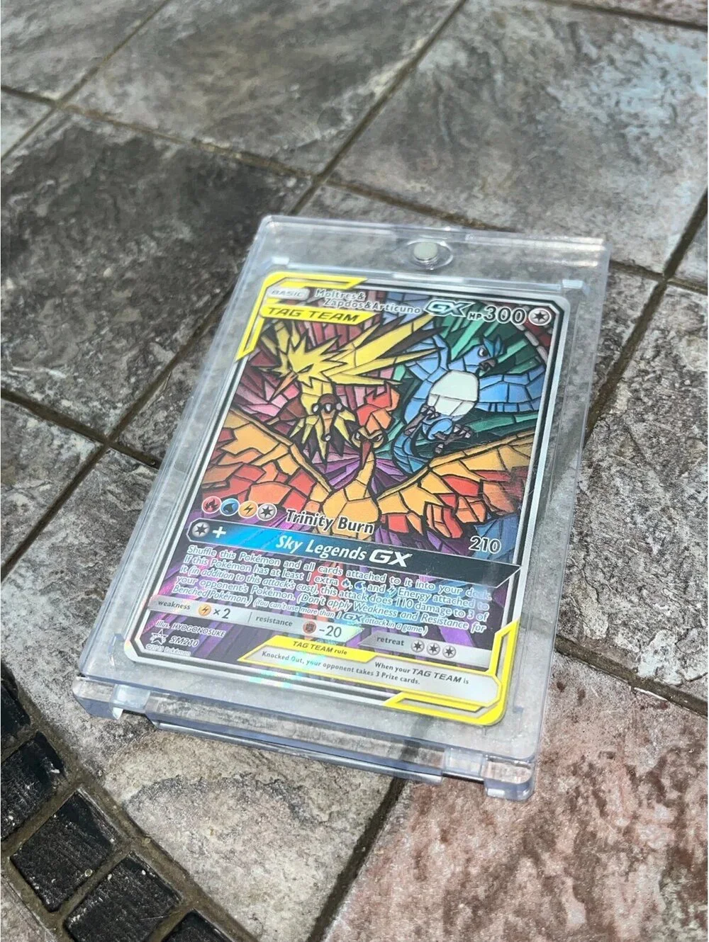 Pokemon Moltres & Zapdos & Articuno GX SM210 Mint